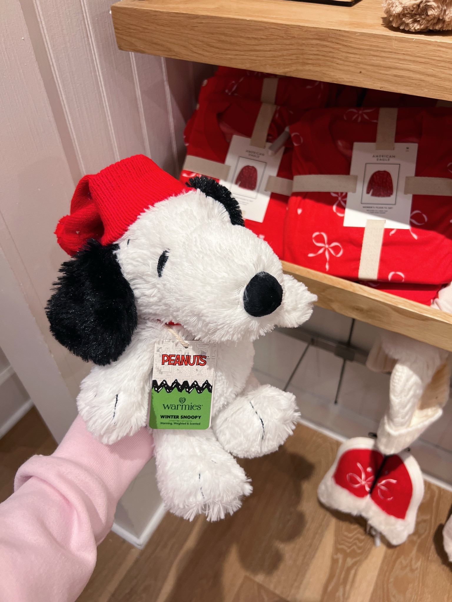 Snoopy warmies! Microwave this for a few seconds and it’s the perfect heat pack❤️

 #snoopy #stuffedanimal #plushtoy #toy #americaneagle #christmas #holiday #giftguide  

#LTKFamily #LTKHome #LTKGiftGuide