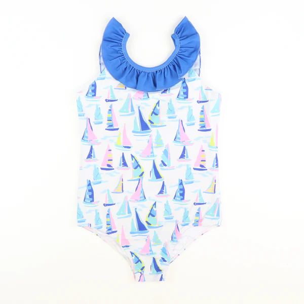 Sail Away One-Piece Swimsuit | Southern Smocked Co.