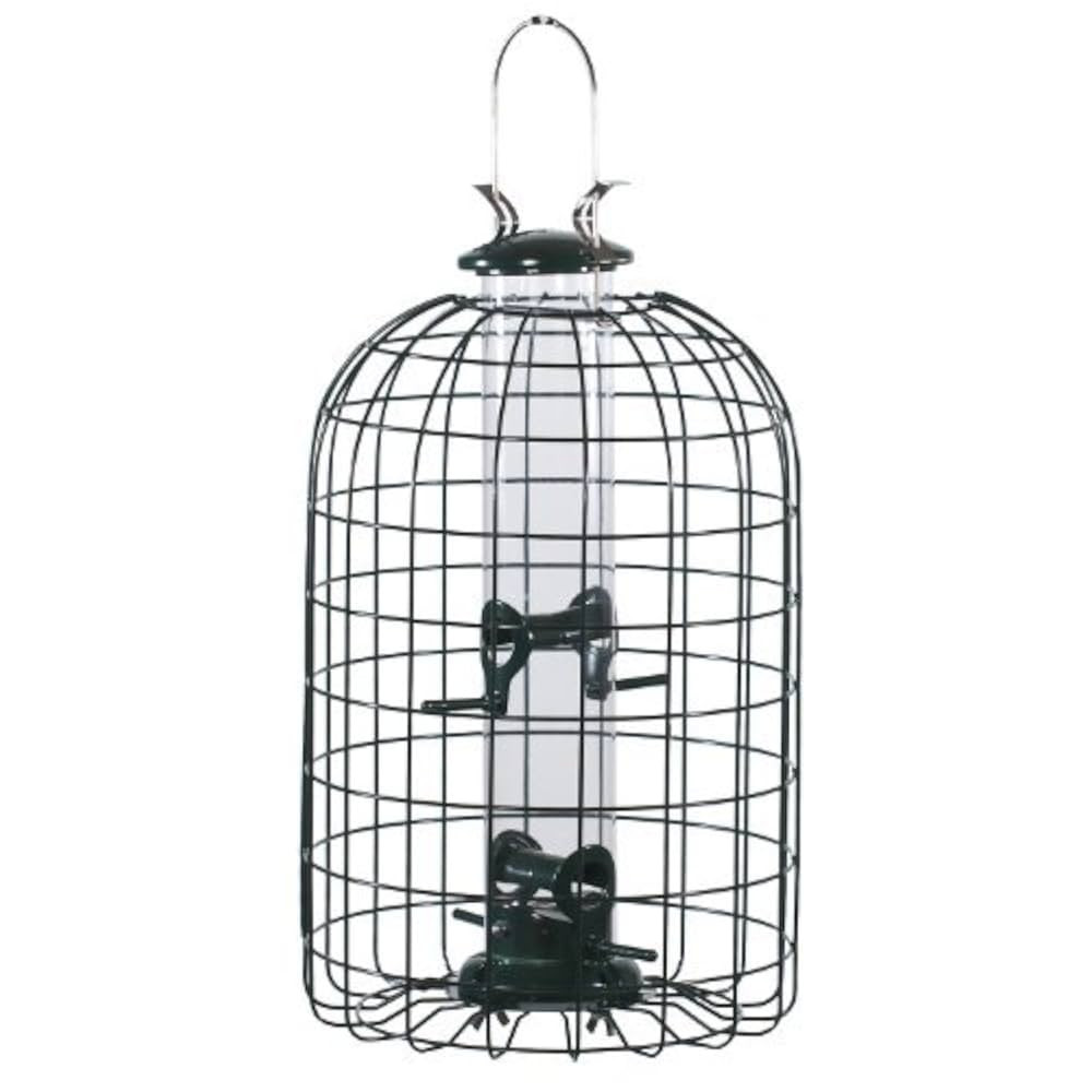 Audubon Wild Bird 1.25 lb. Plastic/Wire Caged Tube Bird Feeder 4 Ports | Amazon (US)