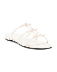Bow Flat Slide Sandals | TJ Maxx