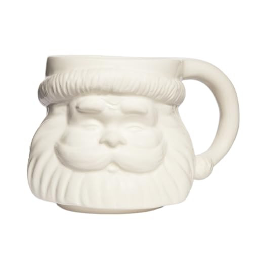 Sweet Water Decor Santa Face Christmas Mugs - 15Oz Santa Mug Hot and Cold Holiday Drinkware Christmas Gift - Christmas Decoration Holiday Mugs - Christmas Presents Ceramic Mugs | Amazon (US)