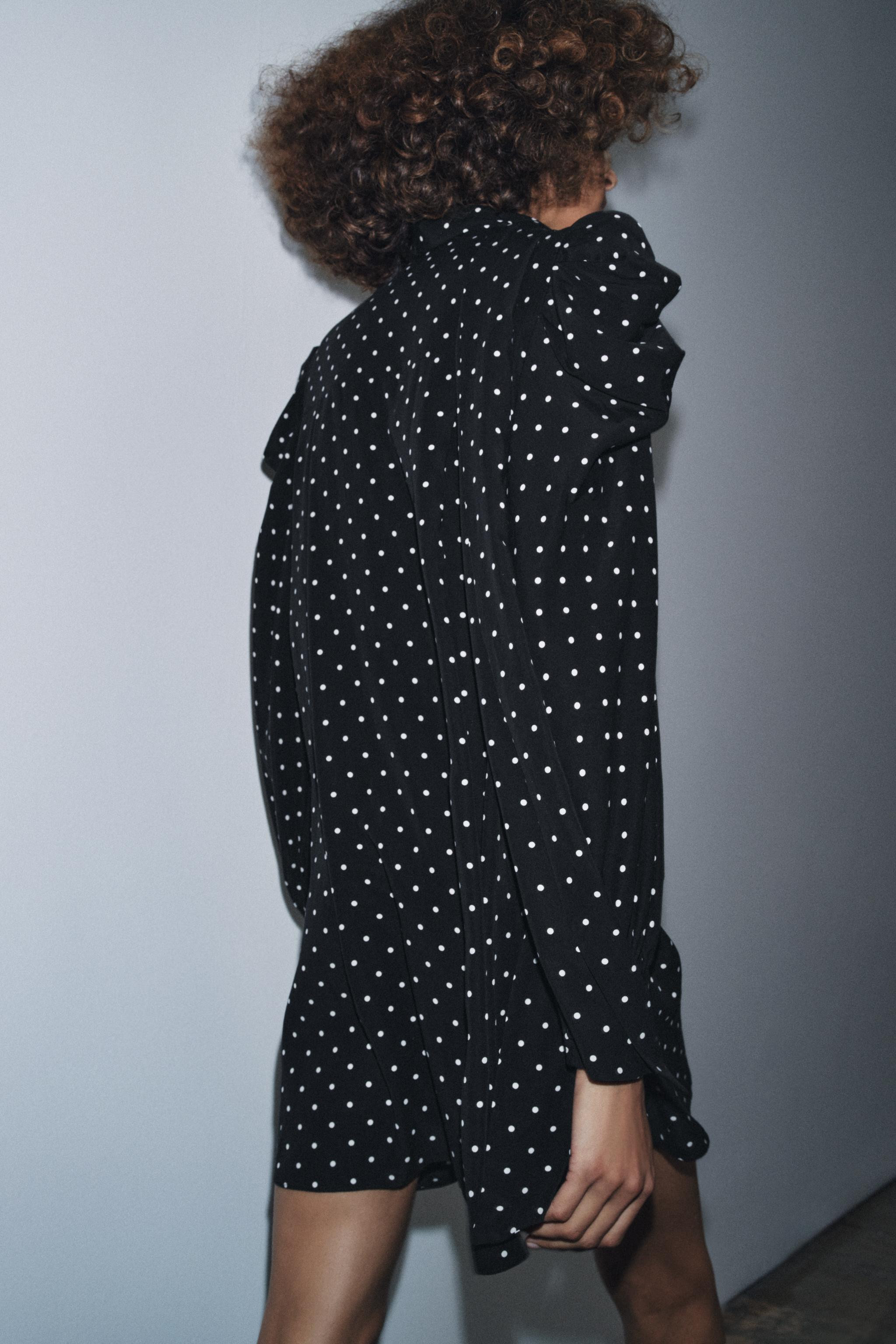 POLKA DOT SCARF DRESS ZW COLLECTION | Zara US