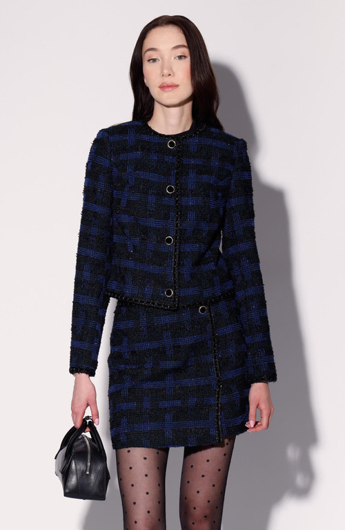 Walter Baker Rhonda Jacket in Empire Tweed at Nordstrom, Size Large | Nordstrom