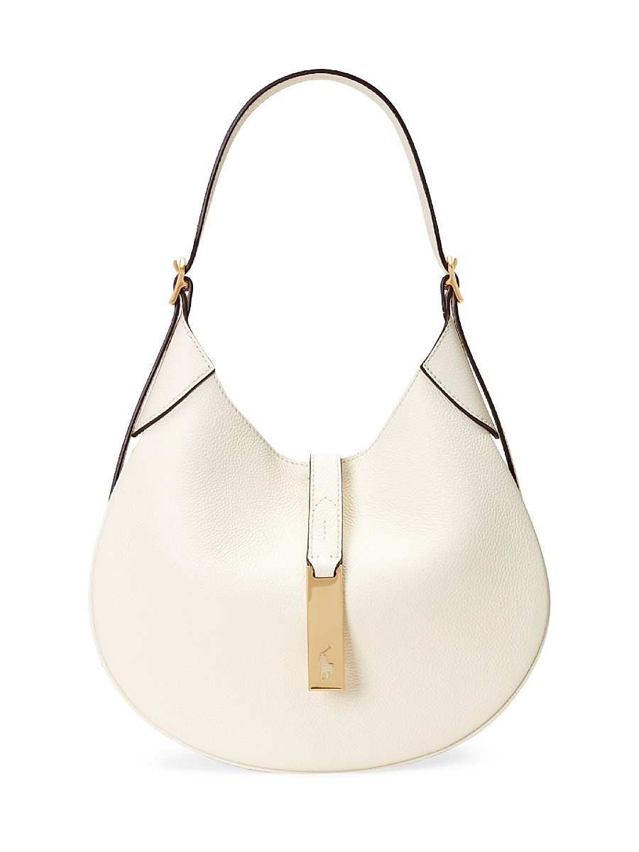 Women's Polo ID Small Leather Bag - Ivory | Saks Fifth Avenue