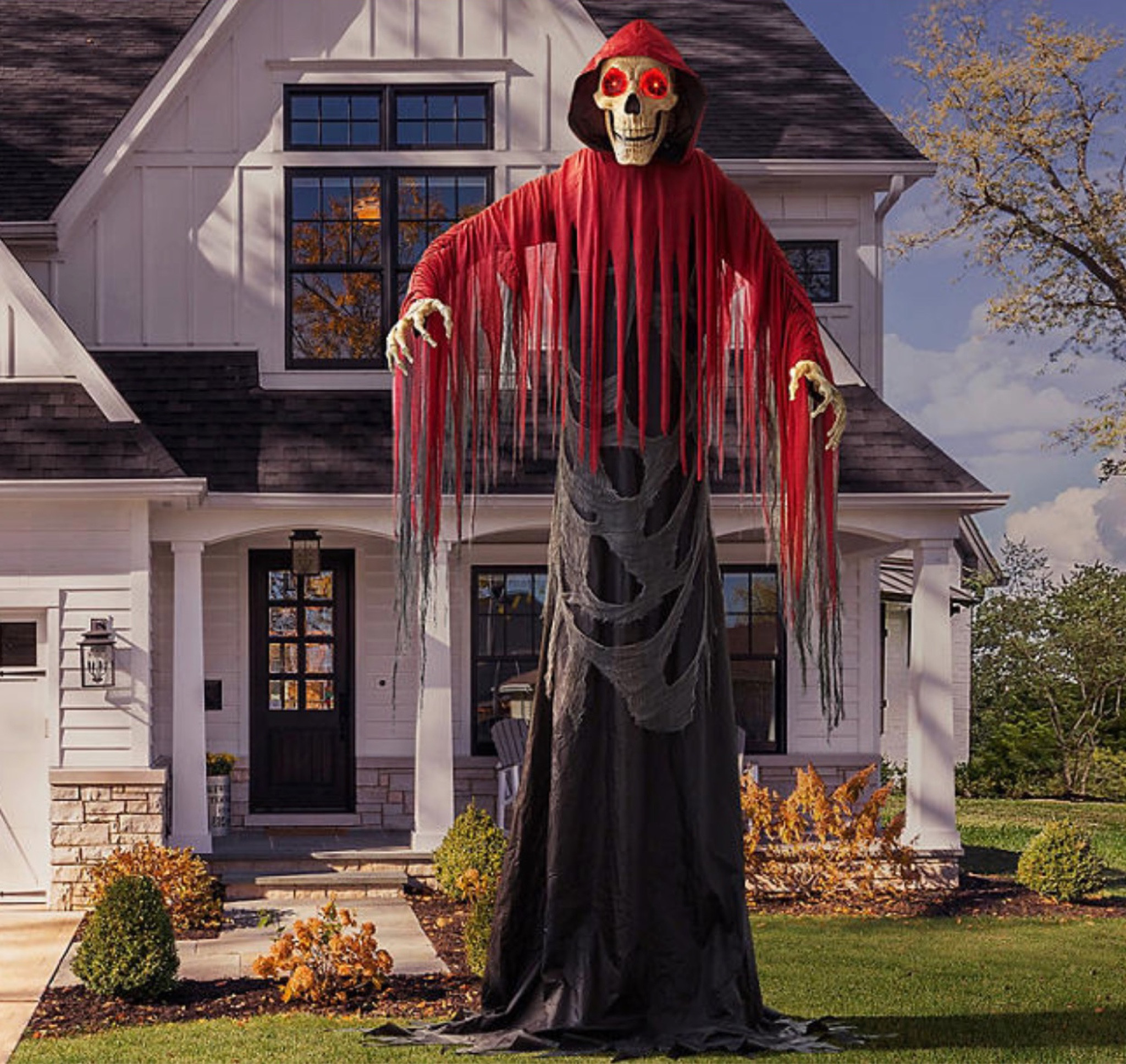 Halloween/ skeleton/ reaper/ spooky/ 12’ skeleton/ home decor/ decorations/ outside/ inside/ Sam’s club/ members mark/ fun/ huge/ tall/ scarecrow/ spider/ witches feet/ witches broom#LTKhome

#LTKSeasonal