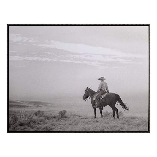 Cowboy Go Adventure Canvas Wall Art, 28x22 | At Home