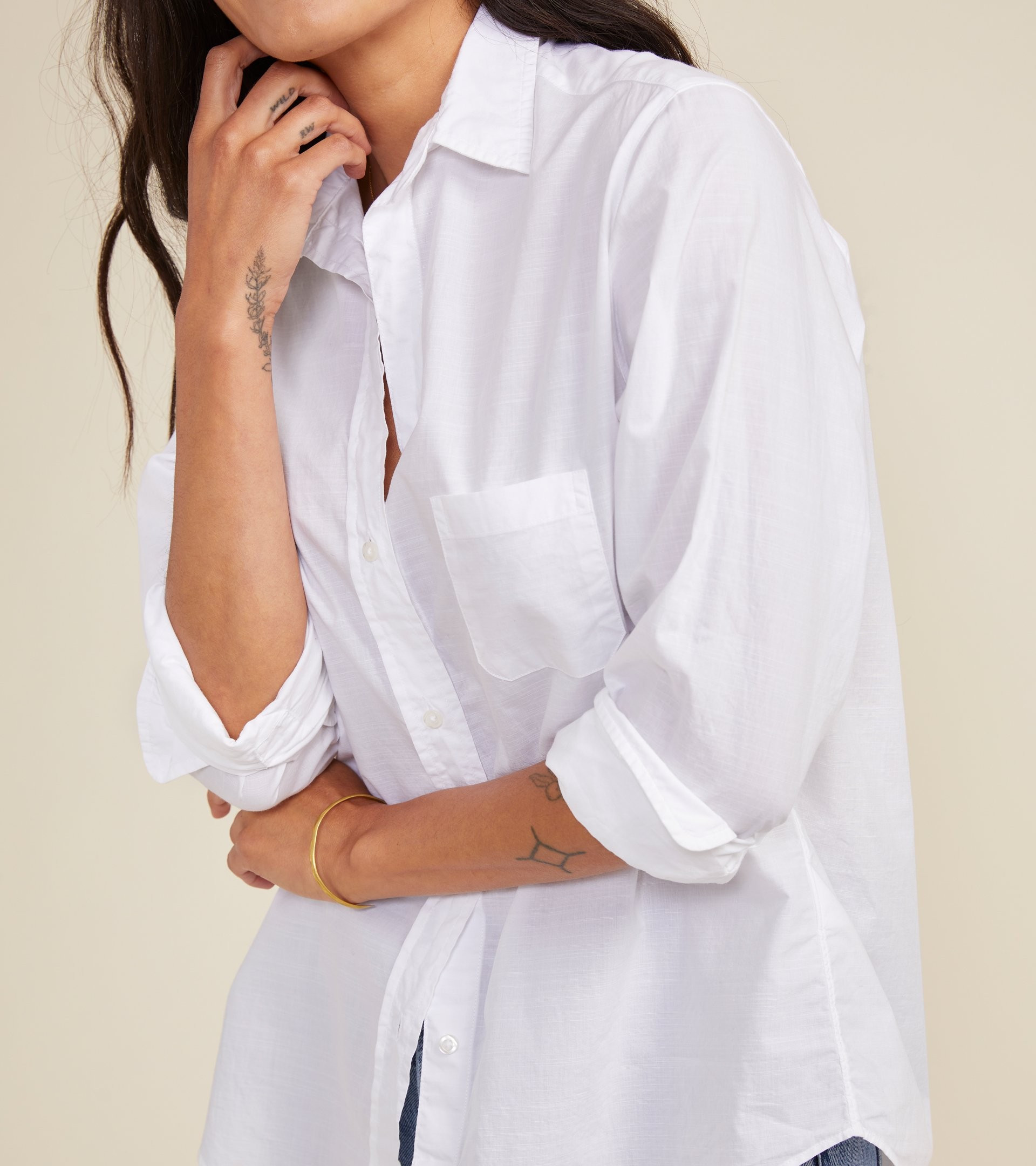 The Hero Classic White, Washed Cotton | Grayson