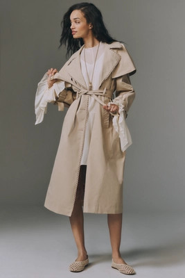 By Anthropologie Capelet Trench Coat | Anthropologie (US)