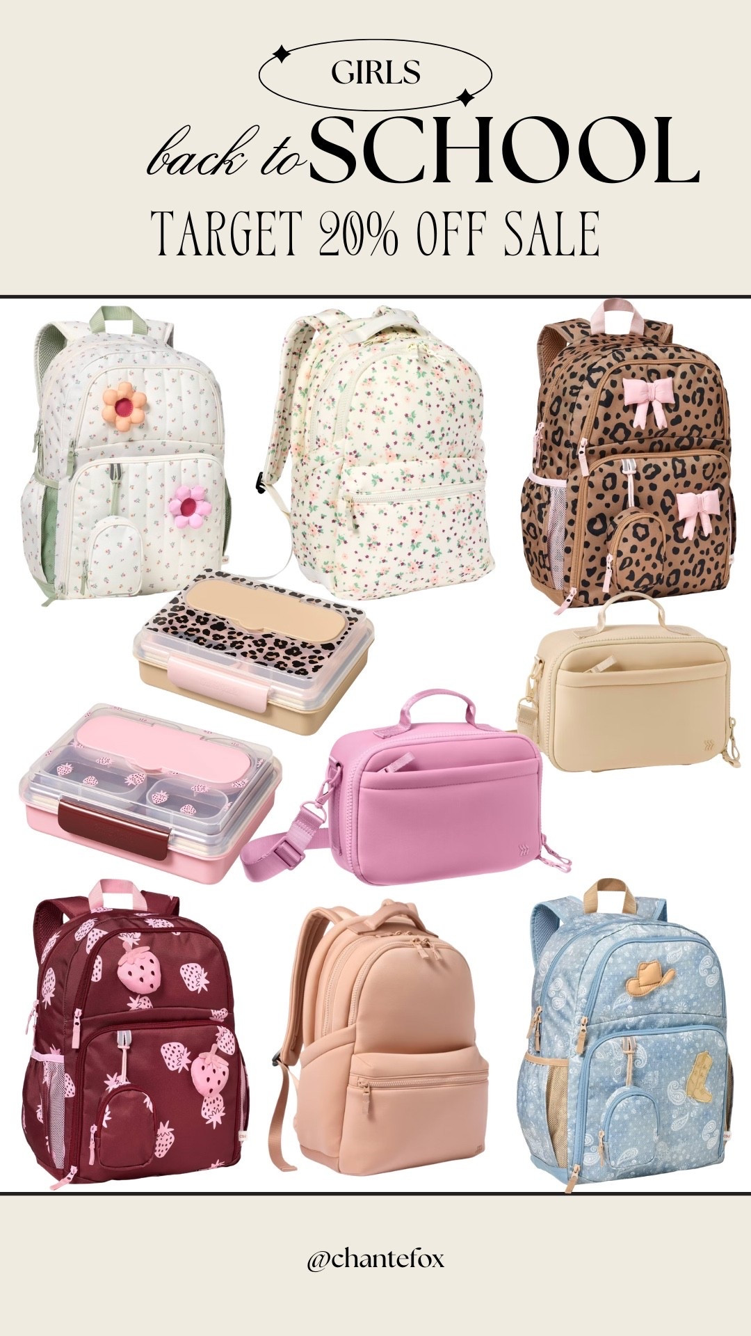 Target’s back-to-school sale is so good right now! 🎒 Lunch boxes, backpacks, and more are 20% off—definitely worth grabbing before the good ones are gone!

#TargetFinds #TargetStyle #BackToSchool #BackToSchoolShopping #SchoolBackpacks #KidsBackpacks #LunchBox #SchoolSupplies #TargetDeals #BackToSchoolDeals #TeacherFinds #MomFinds #TargetKids

#LTKKids #LTKSaleAlert #LTKKids #LTKSaleAlert #LTKmomlife