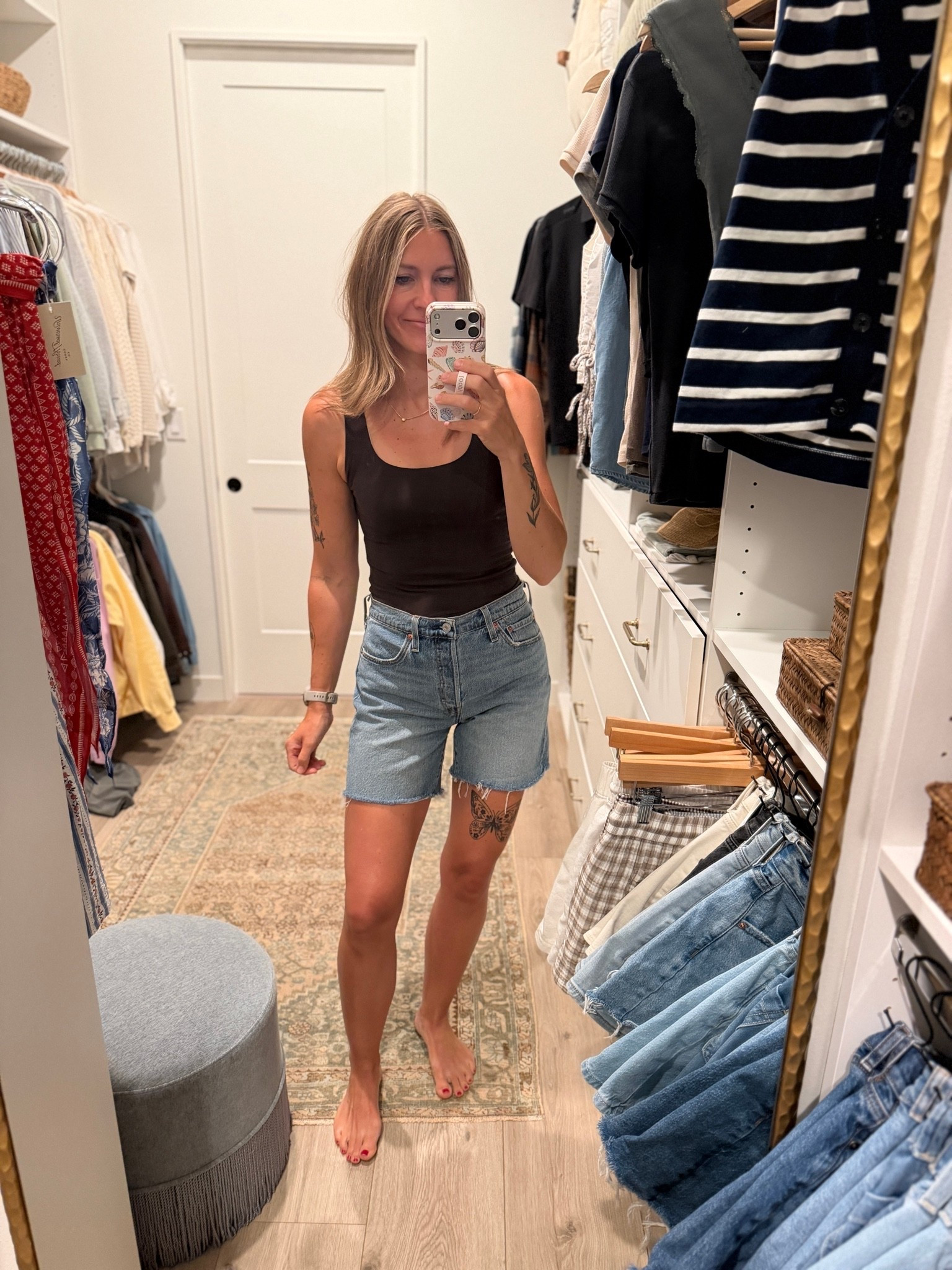 Levi Jean shorts on sale! I love the mid thigh length. I sized up one for a looser fit. Amazon prime deal

#LTKSaleAlert #LTKootd #LTKmomlife