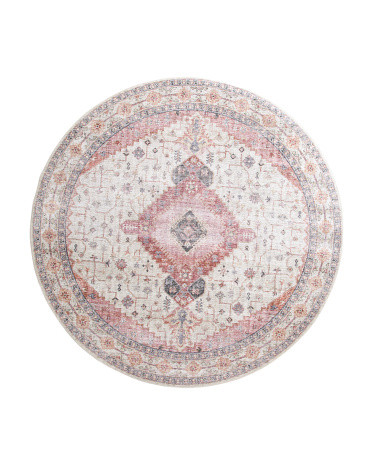 6x6 Flat Weave Round Rug | TJ Maxx