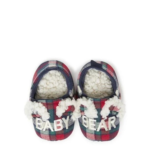 DearFoams Mama Papa Baby Bear Christmas Holiday Slippers | Walmart (US)