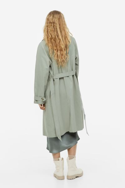 Cotton Twill Trench Coat | H&M (US + CA)