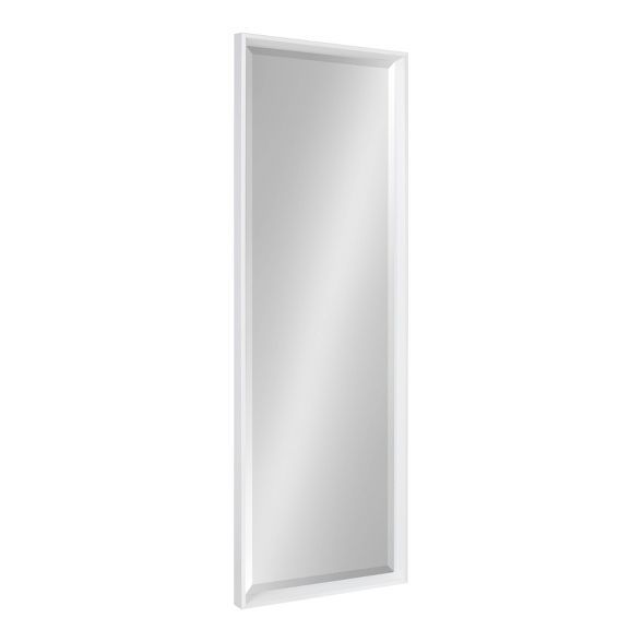 17.5" x 49.5" Calter Full Length Wall Mirror White - Kate and Laurel | Target