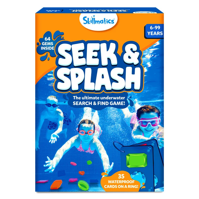 Skillmatics Seek & Splash Diving Gem Toys - Underwater Search and Find Game, Perfect for Swimming... | Walmart (US)