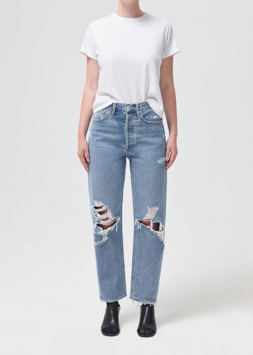 90's Mid Rise Straight in Fall Out | AGOLDE