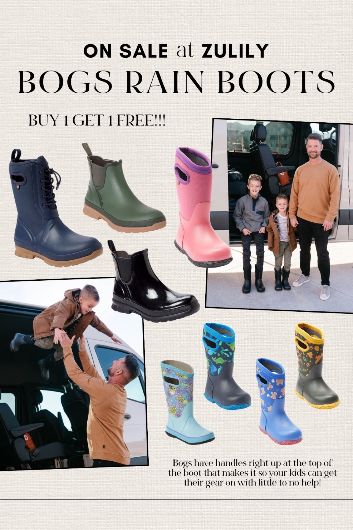 Zulily kids rain clearance boots