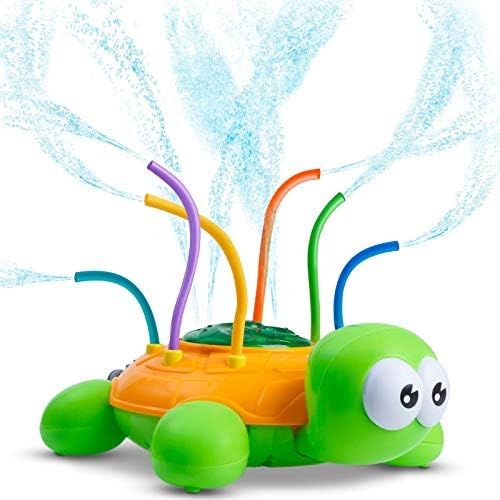 CHUCHIK Outdoor Water Spray Sprinkler for Kids and Toddlers - Backyard Spinning Turtle Sprinkler ... | Amazon (US)