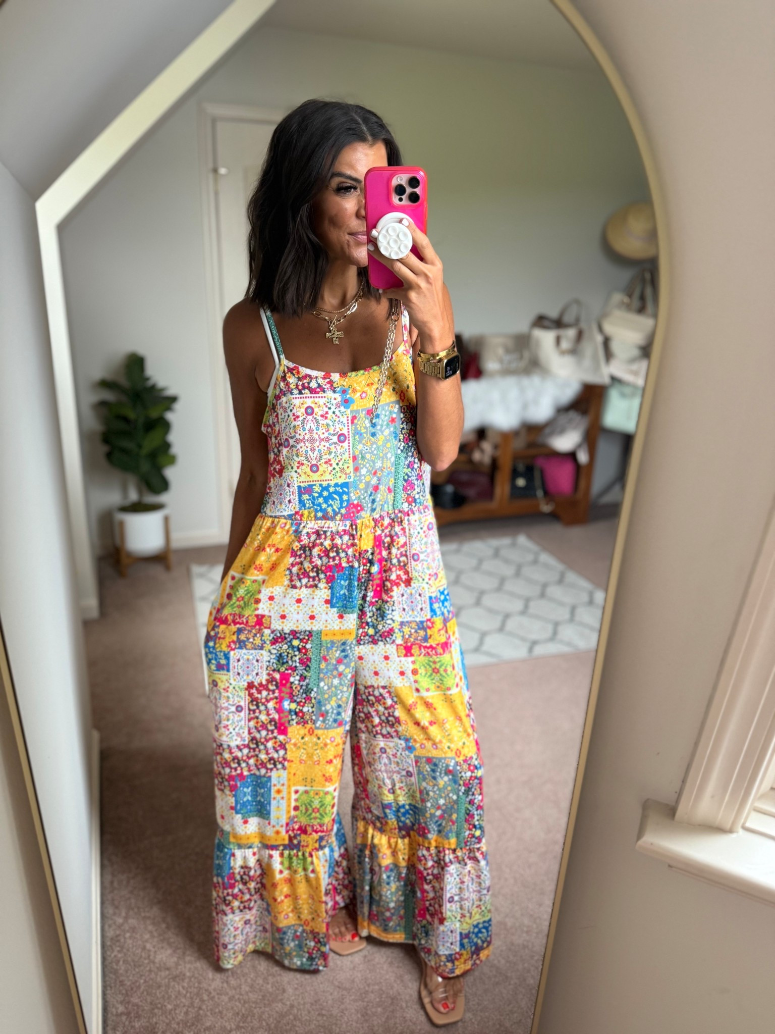 Size small in bibs and tank I’m 5’5 for reference.

#LTKSeasonal