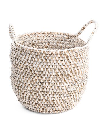 Small Crochet Woven Basket | Marshalls