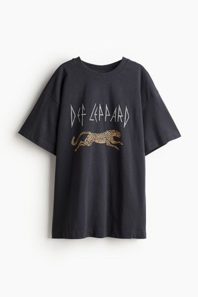 Long Printed T-shirt | H&M (US + CA)
