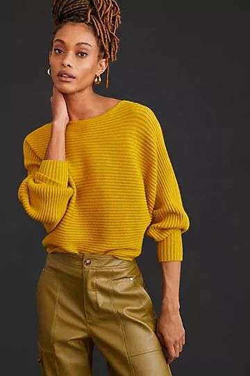By Anthropologie Ribbed Pullover Sweater | Anthropologie (US)