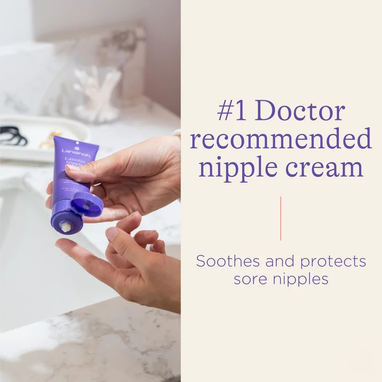 Lansinoh Lanolin Nipple Cream for Breastfeeding Moms, 1.41 Ounces - Walmart.com | Walmart (US)