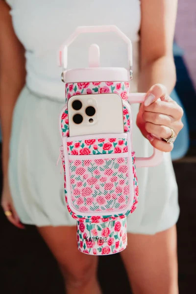 Whimsical Roses Tumbler Zipper Pouch | Katydid