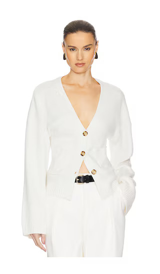 Sanna Cardigan in Ivory | Revolve Clothing (Global)