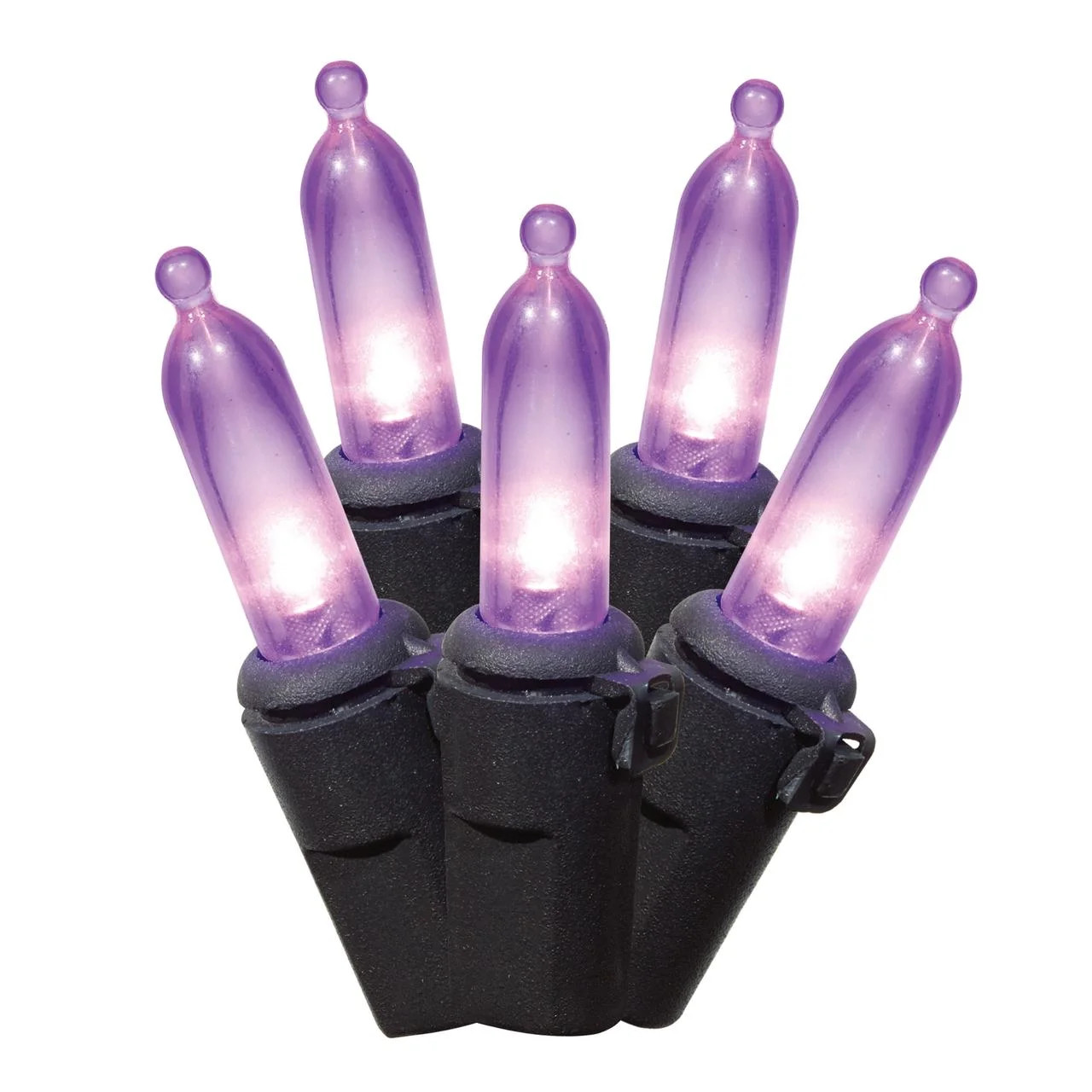Purple Lights, 50CT, LED Minis, 9.5ft, Halloween Indoor/Outdoor, by Way To Celebrate | Walmart (US)