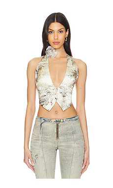 retrofete Romy Vest in Vintage Snake from Revolve.com | Revolve Clothing (Global)
