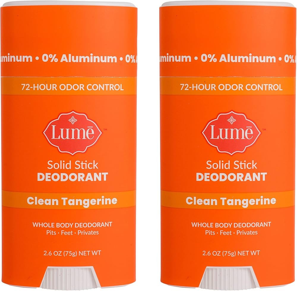 Lume Solid Deodorant Stick - Whole Body Deodorant - Aluminum-Free, Baking Soda-Free, Hypoallergen... | Amazon (US)