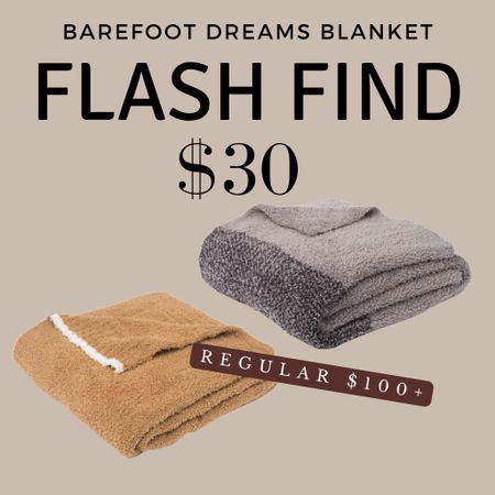 🚨Sale alert!🚨 This Barefoot Dreams Luxe Heathered Stripe Throw Blanket and the Barefoot Dreams Cozy Chic Ribbed Trim Throw is just $30 today in the tan and grey! There’s also free shipping over $89, otherwise shipping is about $10. #nordstromrack #barefootdreams #cozychic #cozy #blanket #throw #deal #dealoftheday #budget #homedecor #couch #livingroom #bedroom. Cozy chic throw. Cozy chic balnket. Barefoot dreams blanket. Barefoot dreams throw. Nordstrom rack finds. Nordstrom rack deals. Home decor deals. Home decor sales. Bedding. Soft blanket. 

#LTKhome #LTKsalealert #LTKunder50
