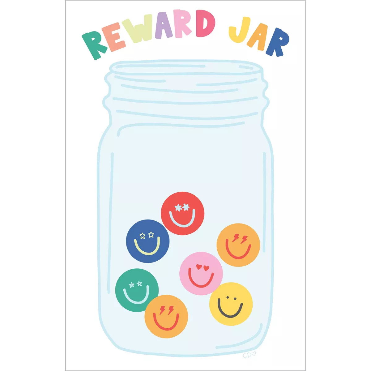 Pippi Post Classroom Reward Jar Tracker Poster Kit, Teacher Supplies | Target