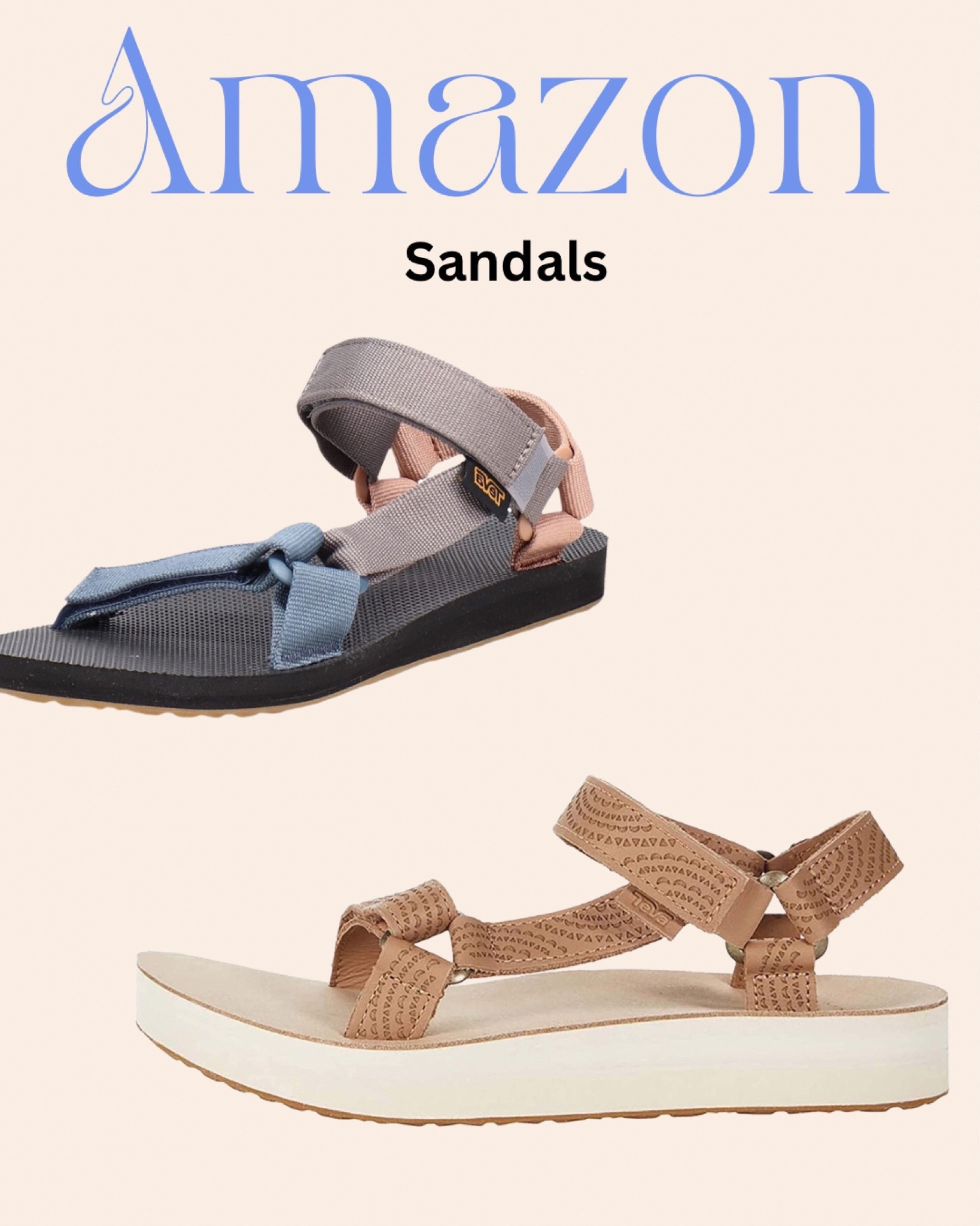 Sandals from Amazon! 

Amazon, amazon prime, Teva, tevas, sandals, hiking, activewear, granola girl, travel, adventure, floral tevas, preppy, teen girl, teenager girl, tween, boho, boho fashion, boho style, neutral fashion, beach, vacation, spring outfit. Spring fashion, amazon shoes, amazon fashion. Amazon sandals, waterproof sandals, amusement park, water park, boho, summer, summer fashion, summer sandals. Brown sandals 
#summer #shoes #amazon #spring

#LTKshoecrush #LTKtravel #LTKFind