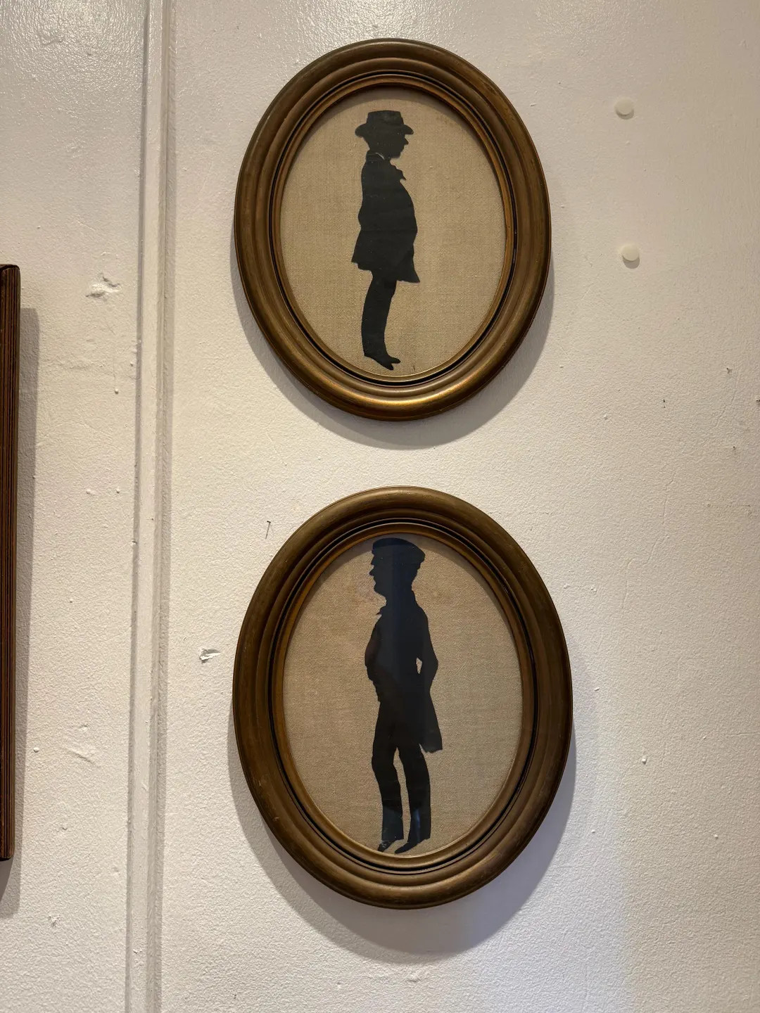 Vintage silhouette pair, boys | Etsy (US)