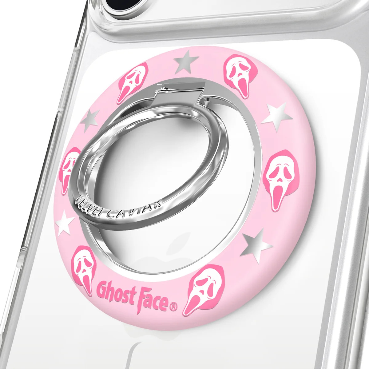 Ghost Face Call Me Pink MagSafe Grip Ring | Velvet Caviar