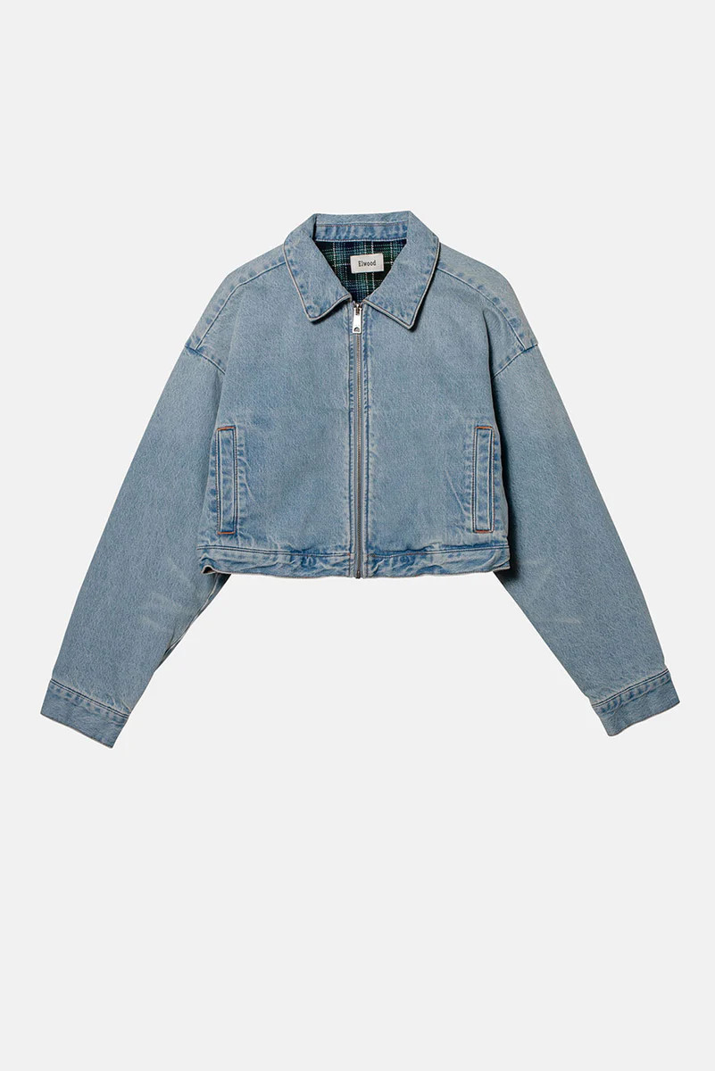 CROP WESTERN DENIM JACKET | Elwood Clothing