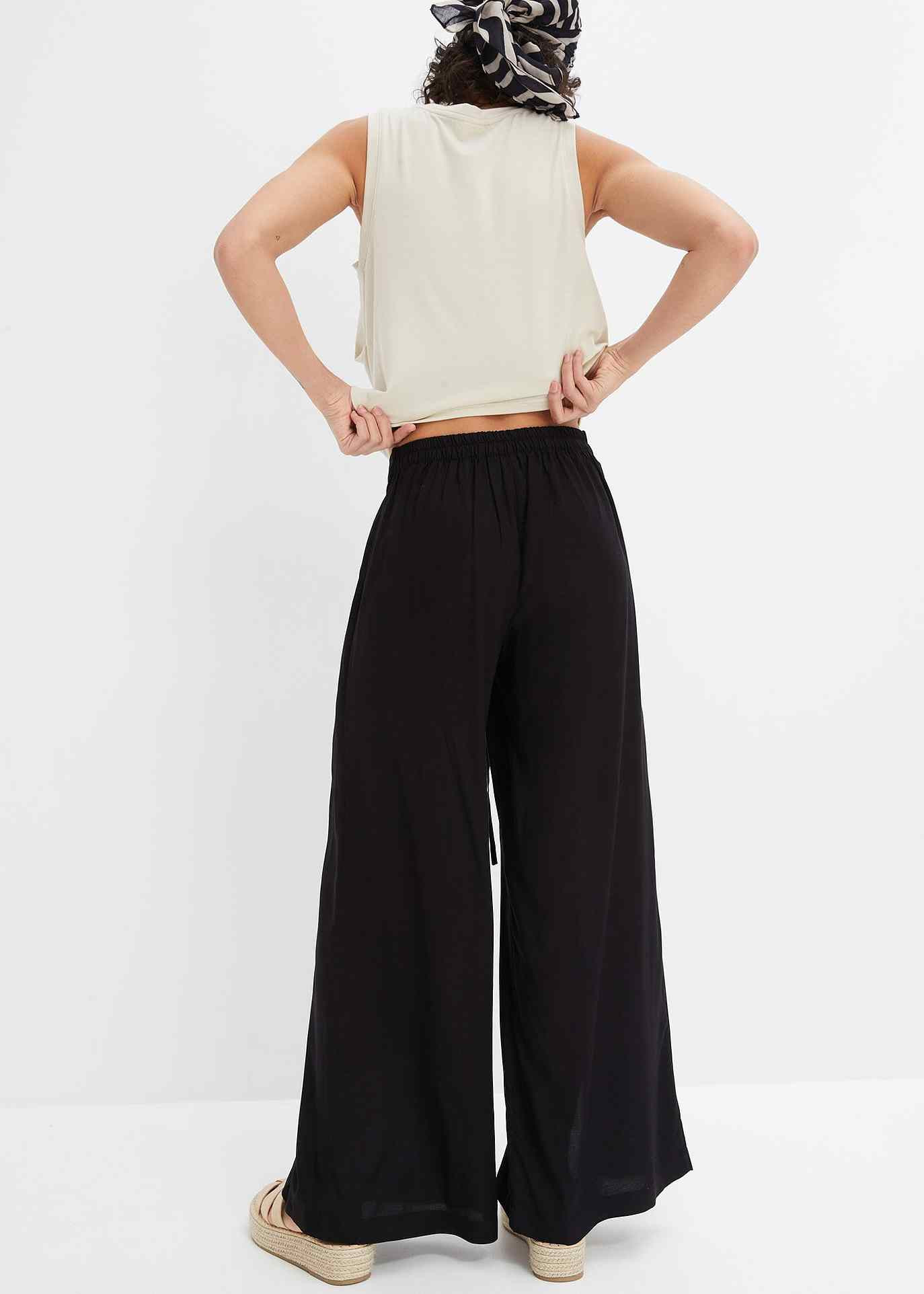 Hose mit Schlitz aus Viskose | Bonprix DE