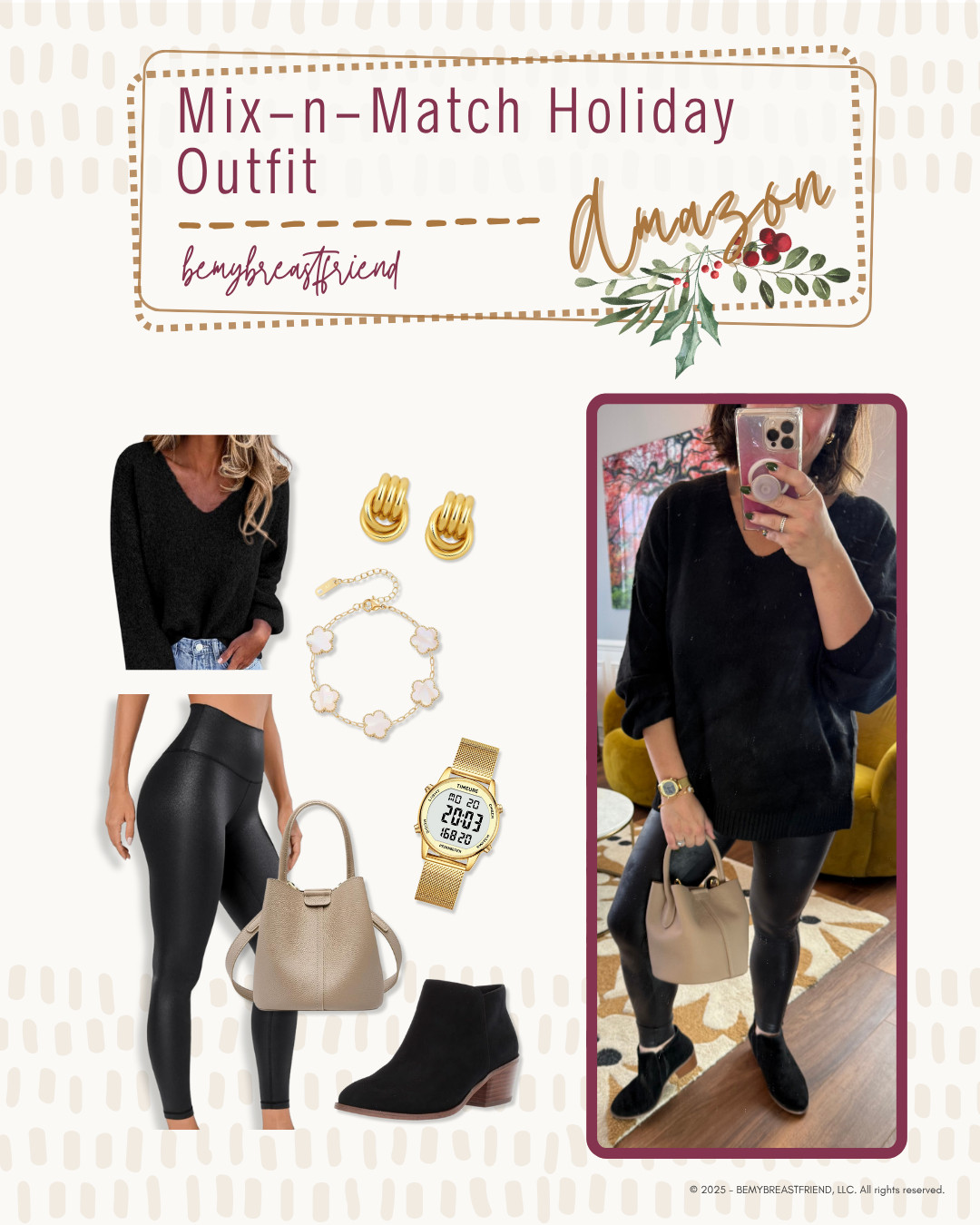 Amazon | Mix-n-Match Holiday Outfit 

 #LTKHoliday #LTKgrwm #LTKmomlife