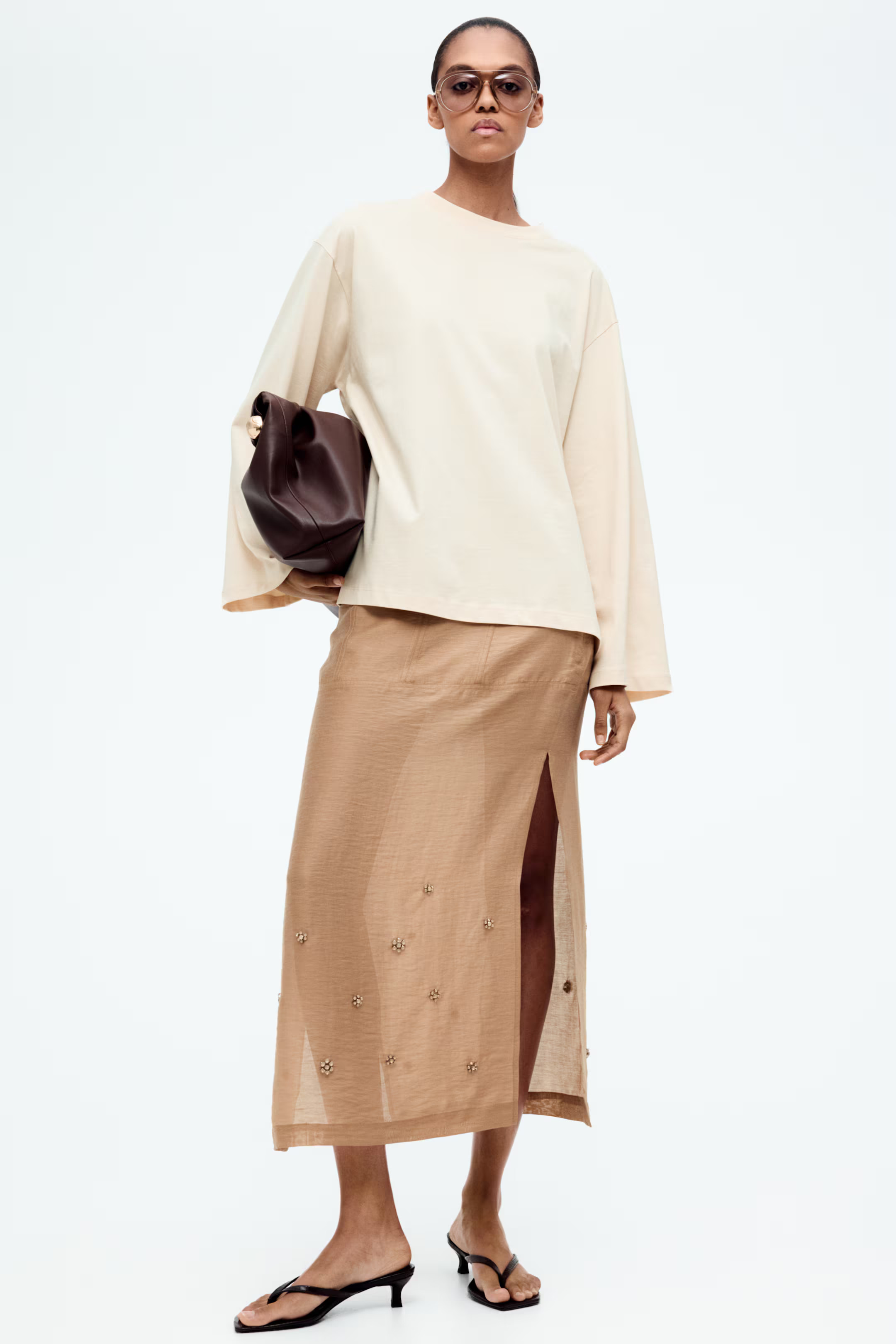 Loose-fit cotton top | H&M (UK, MY, IN, SG, PH, TW, HK)