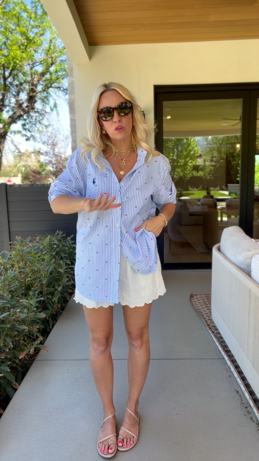 This top is so cute for the summer! I did a size L

#LTKgrwm #LTKmomlife #LTKootd
