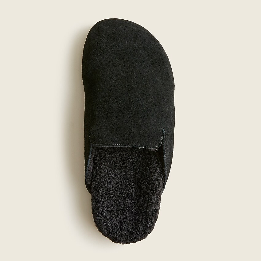Pacific sherpa-lined suede clogs | J. Crew US