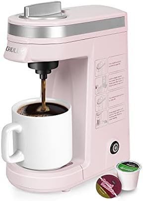 CHULUX Single Serve Coffee Maker,One Button Operation with Auto Shut-Off for Coffee and Tea with ... | Amazon (US)