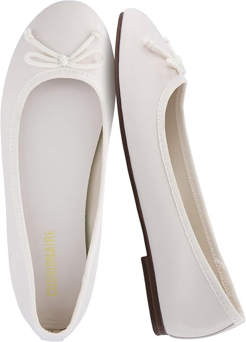 CUSHIONAIRE Como Ballet Flats for Women, Round Toe Mary Jane Womens Flats with Memory Foam Comfor... | Amazon (US)