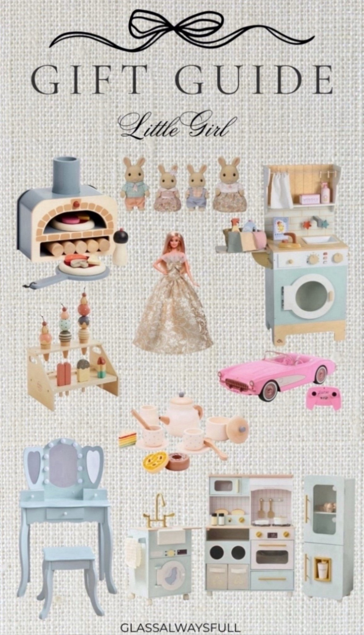 Little girl gift guide, little girl gifts, Christmas gifts for her, kids gifts, wooden toy gifts, Montessori toy gifts, play kitchen set, Barbie, Barbie gifts, ice cream play set, doll gifts, calico critters. 
#LTKCyberWeek


#LTKBaby #LTKGiftGuide #LTKKids