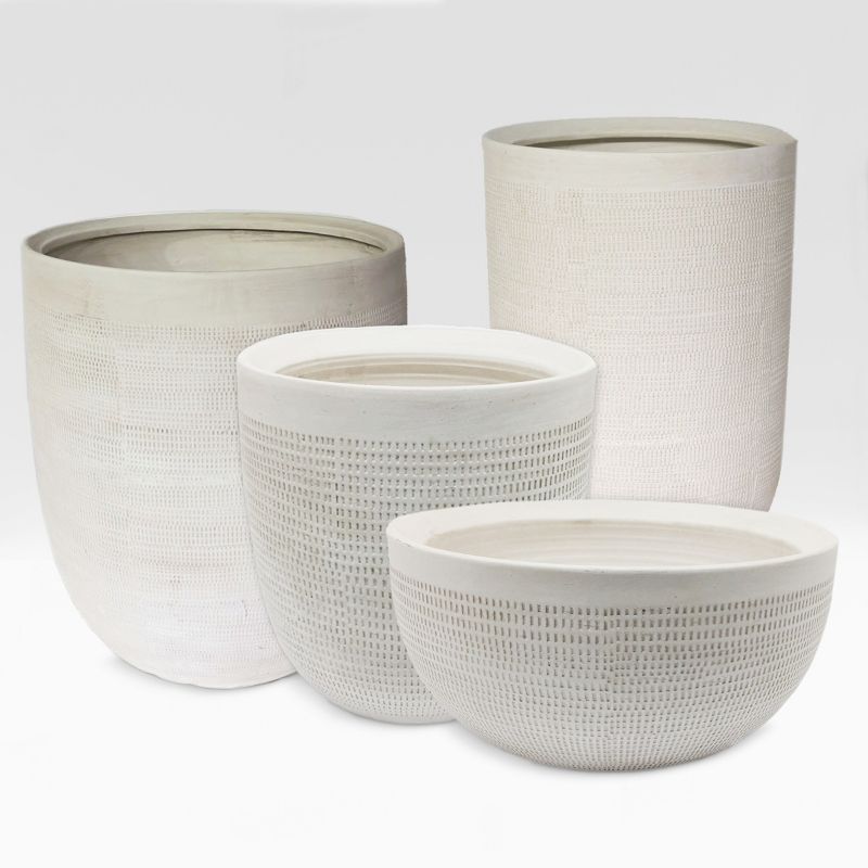 Textured Ceramic Planter White - Project 62™ | Target