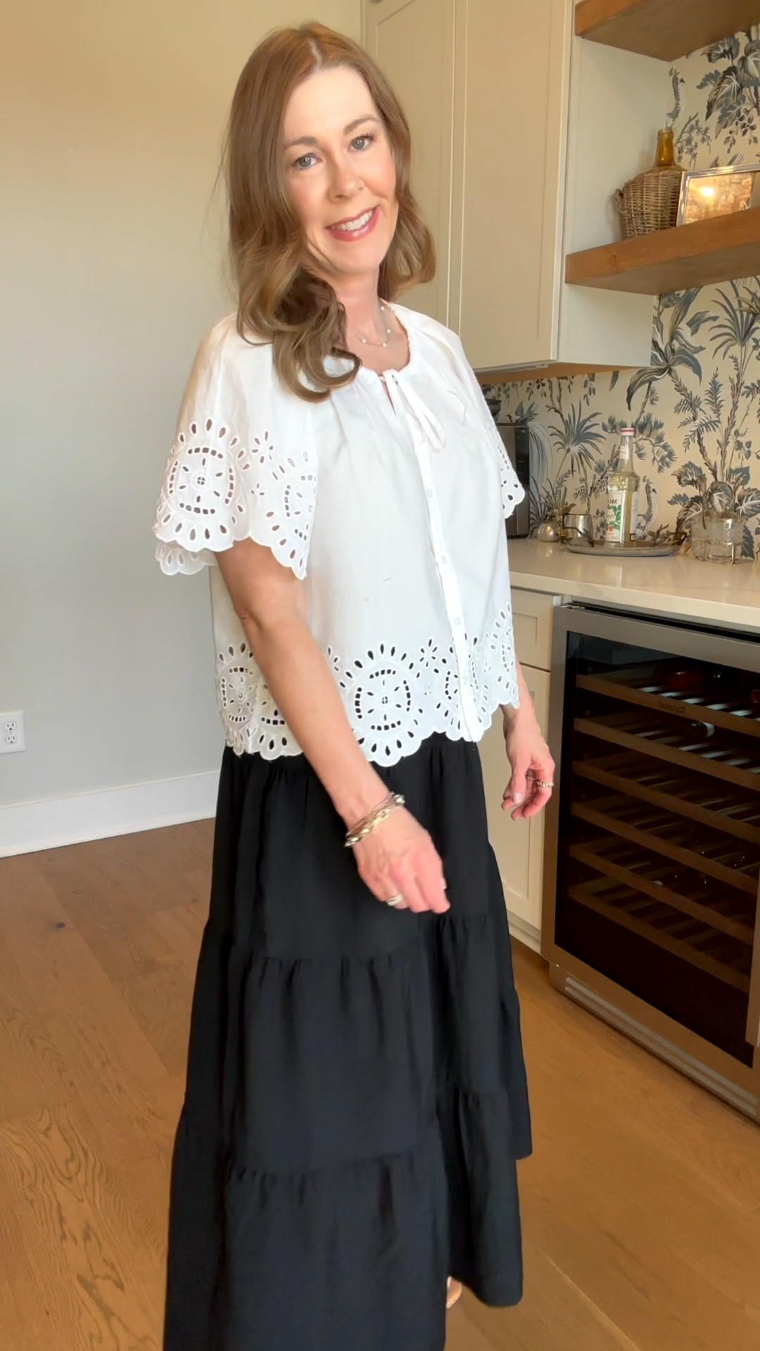 Five mix and match pieces from Target! 
White top size medium 
Black skirt size small
Light blue sweater size medium
Floral skirt size small
Yellow sweater size small
#targetfashion #targetstyle 

#LTKSaleAlert #LTKPetite