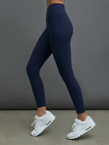 High Rise Full-Length Legging in Melt - Navy Blazer | Carbon38