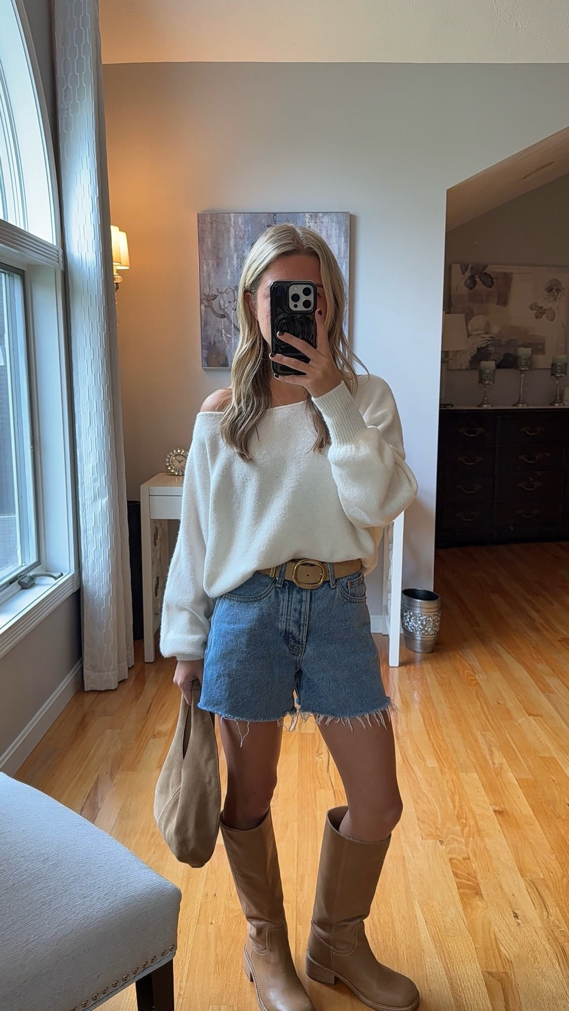 wearing a 23 in shorts and xs in sweater

#LTKootd #LTKU #LTKSeasonal